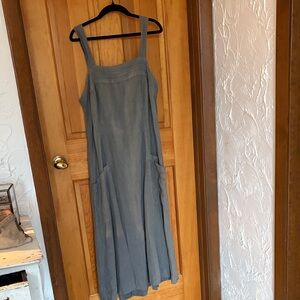 Cut Loose Denim Blue Maxi Dress